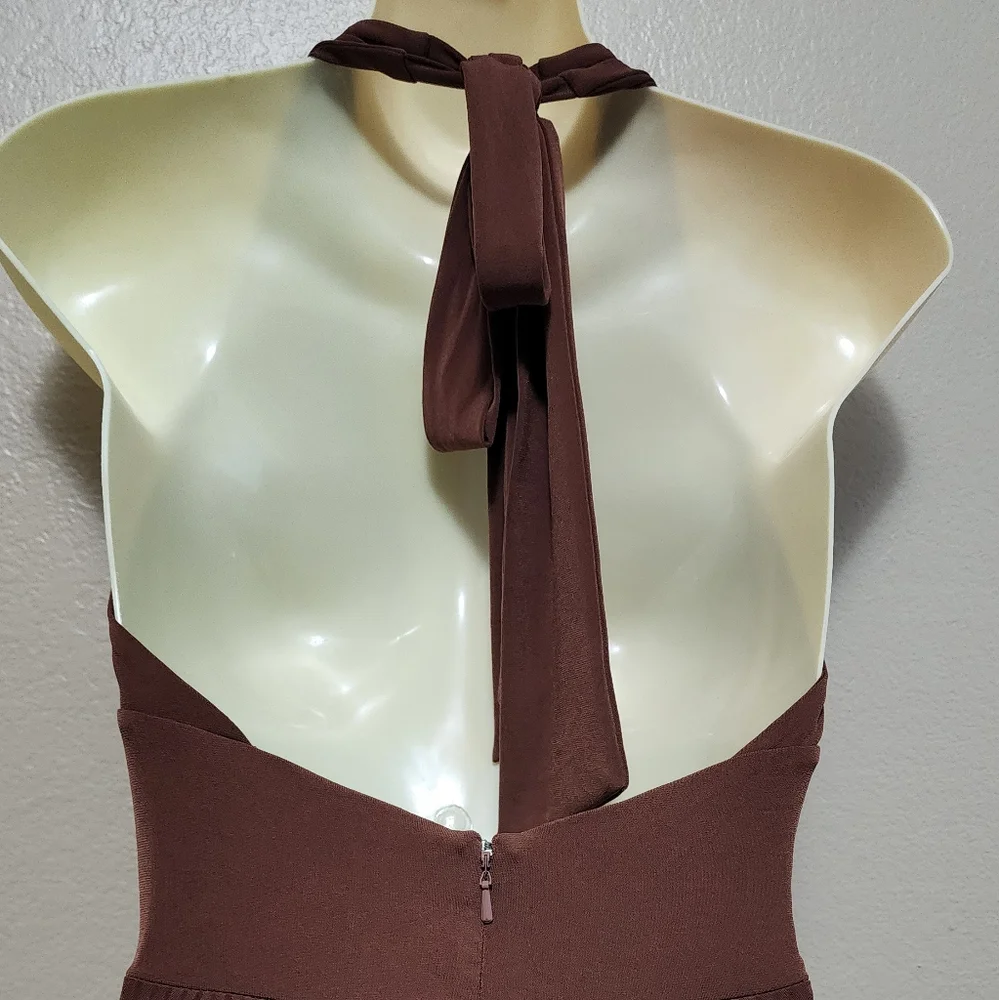 Pleated Halter Dress Max & Cleo - Picture 9 of 12